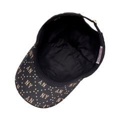Nón MLB Korea Diamond Monogram Point Ball Cap New York Yankees Black