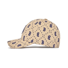 Nón MLB Diamond Monogram Structured Ball Cap Boston Red Sox L.Sand