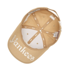 Nón MLB Diamond Stamp Ball Cap New York Yankees Beige