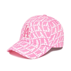 Nón MLB Illusion Logo Ball Cap LA Dodgers Pink