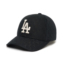 Nón MLB Monogram Jacquard Ball-Cap LA Dodgers Black
