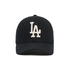 Nón MLB Monogram Jacquard Ball-Cap LA Dodgers Black