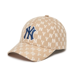 Nón MLB Monogram Classic Ball-Cap New York Yankees D.Beige