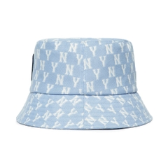 Nón MLB Monogram Classic Bucket Hat New York Yankees L.Blue