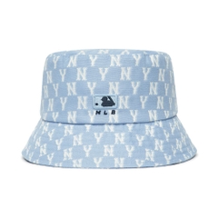 Nón MLB Monogram Classic Bucket Hat New York Yankees L.Blue