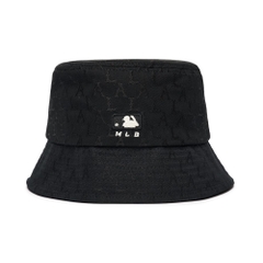 Nón MLB Monogram Classic Jacquard Bucket Hat LA Dodgers Black