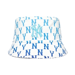 Nón MLB Monogram Gradation Bucket Hat New York Yankees Blue