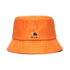 Nón MLB Monogram Nylon Bucket Hat New York Yankees Orange