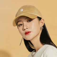 Nón MLB Nano Logo Fielder Ball Cap New York Yankees Beige