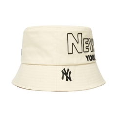 Nón MLB Surround Bucket Hat New York Yankees Cream
