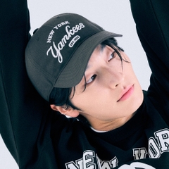 Nón MLB Varsity Lettering Ball Cap New York Yankees Charcoal Grey