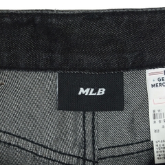 Quần Jean MLB Korea Multi Mega Logo New York Yankees Black