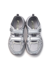 Sandals MLB Ace Runner Mary Jane New York Yankees Silver