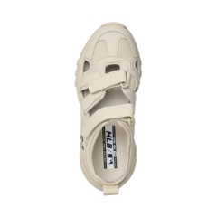 Sandals MLB Korea [Women's Size] BigBall Chunky Mask Boston Red Sox Beige