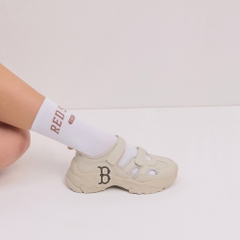 Sandals MLB Korea [Women's Size] BigBall Chunky Mask Boston Red Sox Beige