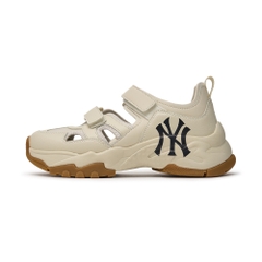 Sandals MLB Korea [Women's Size] BigBall Chunky Mask New York Yankees Cream