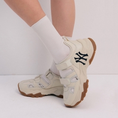 Sandals MLB Korea [Women's Size] BigBall Chunky Mask New York Yankees Cream