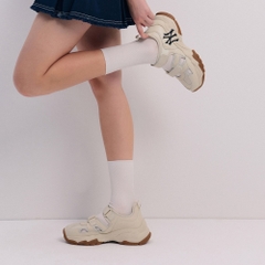 Sandals MLB Korea [Women's Size] BigBall Chunky Mask New York Yankees Cream