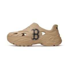 Sandals MLB Korea BigBall Chunky Recovery Boston Red Sox Camel
