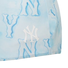 MLB Swimsuit Water Monogram One Piece New York Yankees Aqua Blue