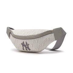 Túi MLB Korea Classic Mono Jacquard Hip Sack New York Yankees Grey