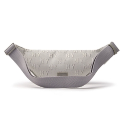 Túi MLB Korea Classic Mono Jacquard Hip Sack New York Yankees Grey