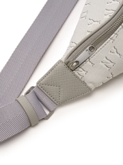 Túi MLB Korea Classic Mono Jacquard Hip Sack New York Yankees Grey