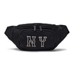 Túi MLB Korea Coopers Nylon Hip Sack New York Yankees Black