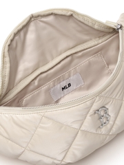 Túi MLB Korea Curve Padded Hip Sack Boston Red Sox Cream