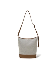 Túi MLB Basic Canvas Bucket Bag Boston Red Sox Brown