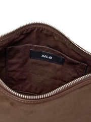 Túi MLB Basic Suede Bucket Bag New York Yankees Brown