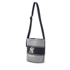 Túi MLB Varsity Lettering Canvas Bucket Bag New York Yankees Black