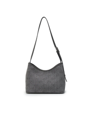 Túi MLB Classic Mono Denim Embossed Bucket Bag New York Yankees Grey