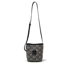 Túi MLB Classic Mono Vintage Denim Mini Bucket Bag New York Yankees Grey