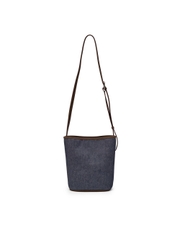 Túi MLB New York Yankees Denim Bucket Bag Indigo