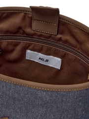 Túi MLB New York Yankees Denim Bucket Bag Indigo