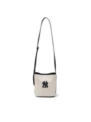 Túi MLB Basic Canvas Mini Bucket Bag New York Yankees Ivory