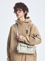 Túi MLB Basic Gofcore Pocket Crossbody Boston Red Sox Sand [Karina PICK]