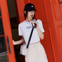 Túi MLB Korea Basic Luxle Leisure Crossbody New York Yankees Silver