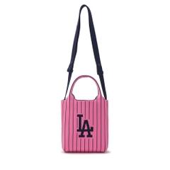 Túi MLB Korea Basic Big Logo Knit Crossbody LA Dodgers Pink
