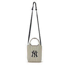 Túi MLB Korea Basic Big Logo Knit Crossbody New York Yankees Cream