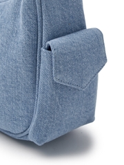 Túi MLB Korea [KIDS] Denim Hobo Bag New York Yankees Blue