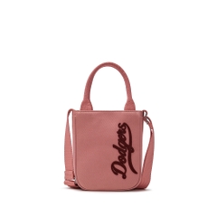 Túi MLB Korea Varsity Cursive Denim Mini Crossbody LA Dodgers Pink