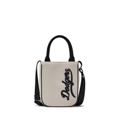 Túi MLB Korea Varsity Cursive Denim Mini Crossbody LA Dodgers Cream