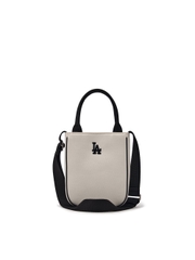 Túi MLB Korea Varsity Cursive Denim Mini Crossbody LA Dodgers Cream