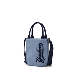 Túi MLB Korea Varsity Cursive Denim Mini Crossbody New York Yankees Indigo