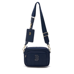 Túi MLB Korea Dia Monogram JQD Camera Bag Boston Red Sox Navy
