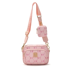 Túi MLB Korea [KIDS] Dia Mono Camera Bag New York Yankees Pink