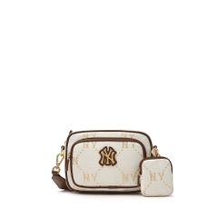 Túi MLB Korea [KIDS] Dia Mono Camera Bag New York Yankees Cream