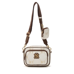 Túi MLB Korea [KIDS] Dia Mono Camera Bag New York Yankees Cream